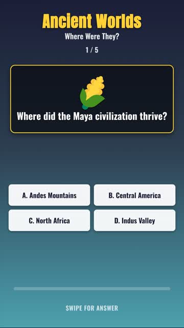 Ancient Civilizations Quiz: Where Were They Located? 🌍 Test Your History IQ!