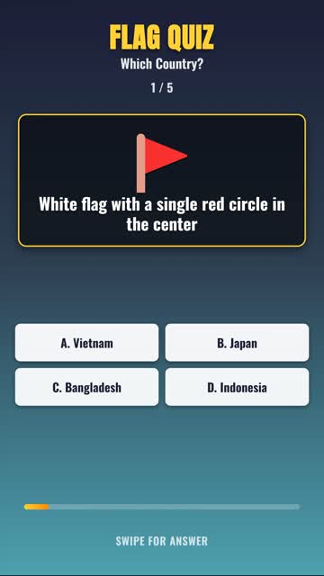 FLAG QUIZ Which Country? — Can You Get 5/5? 🧠 #shorts