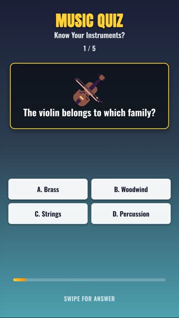 Music Quiz: Do You Really Know Your Instruments? 🎻 #shorts