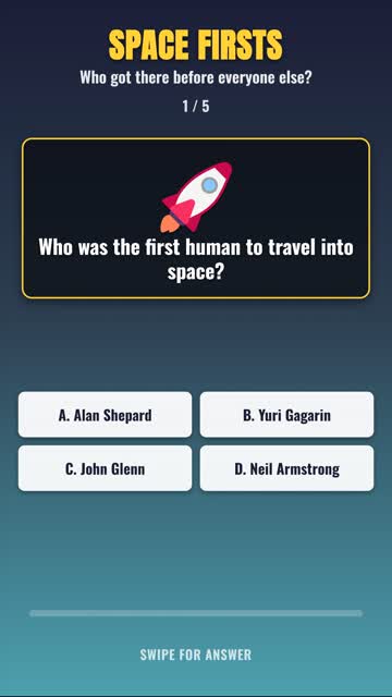 Space Firsts Quiz: Who Got There Before Everyone Else? 🚀 #shorts
