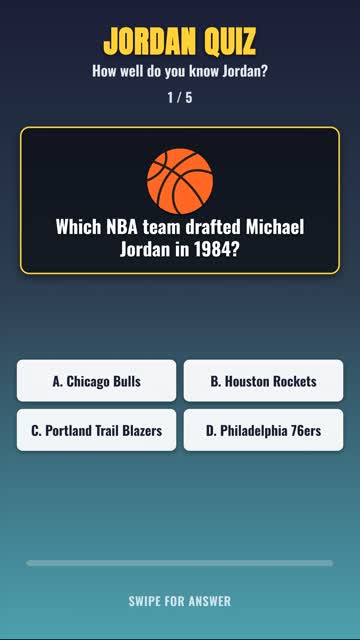 Think You Know Michael Jordan? Prove It 🏀 #shorts