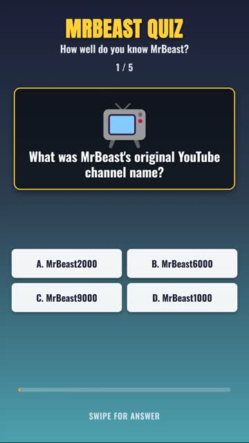 MrBeast Quiz: Can You Get All 5 Right? 🔥 #shorts