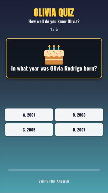 Think You Know Olivia Rodrigo? Prove It 🎤 #shorts